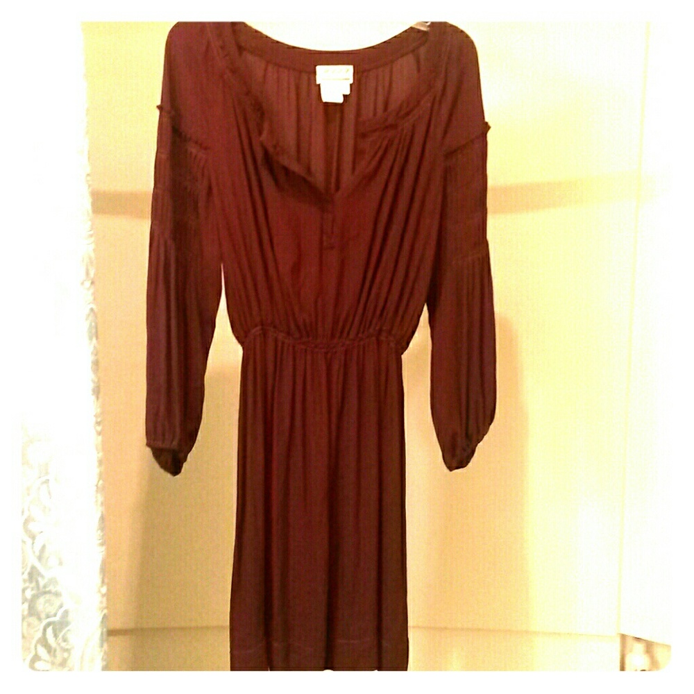 Max Studio merlot colored dress